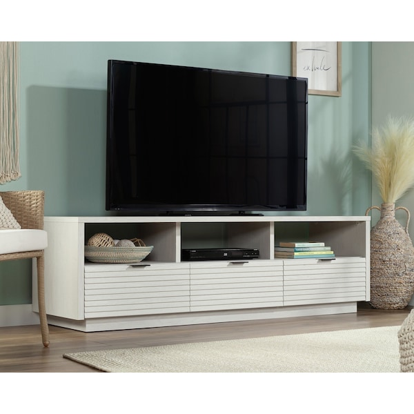 Sauder Harvey Park Entertainment Credenza Go A2 , Accommodates up to a 70 in. TV weighing 95 lbs 433483 - main